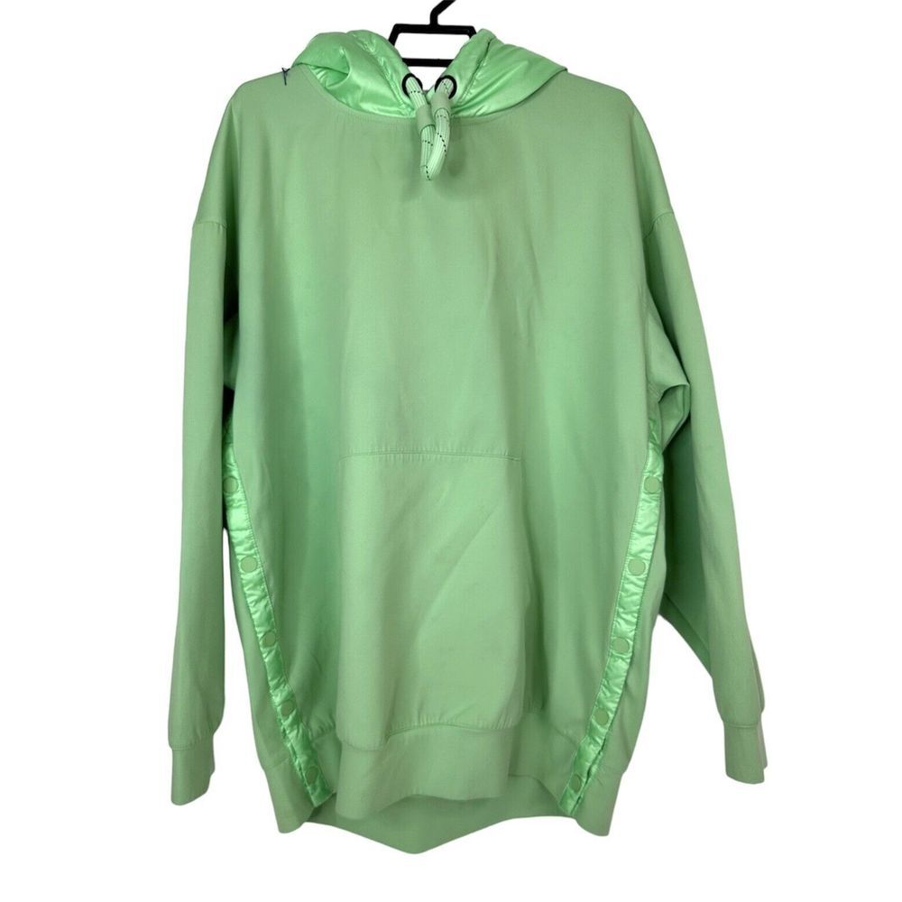 Nike Hoodie Women's Large City Ready Pullover Snap Pullover Swoosh Logo‎ Green